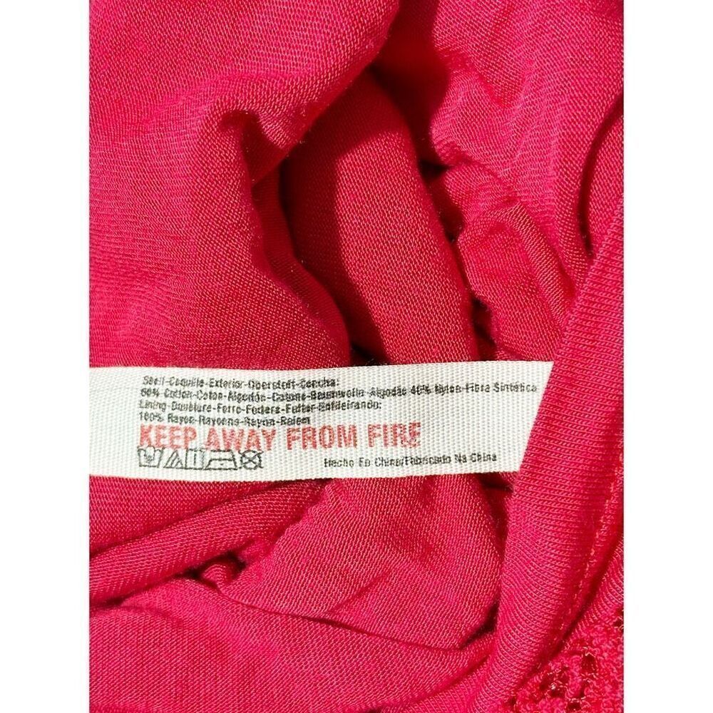 Intimately Free People Women's Daydream Lace Mini Dress Red‎ Medium - Picture 11 of 12